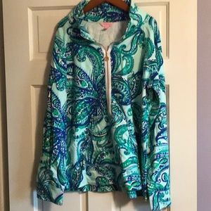 Lilly Pulitzer 3/4 front zip jacket